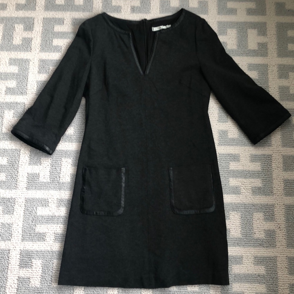 Trina Turk dress with leather trim